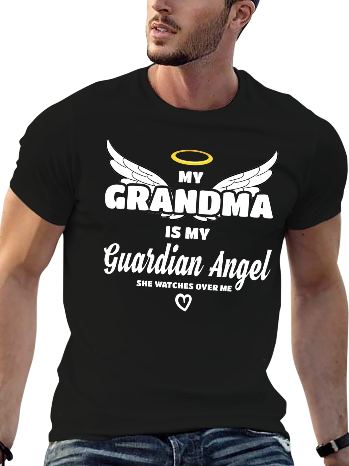 My Grandma is My Guardian Angel T-Shirt