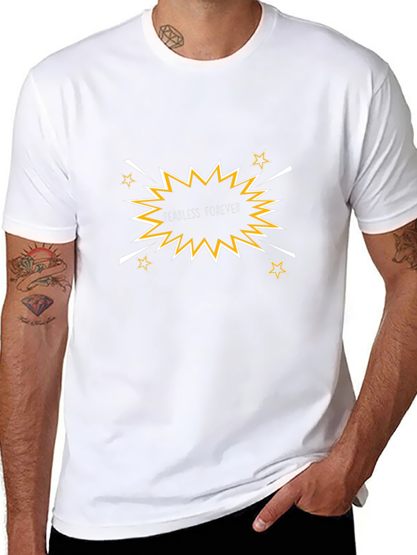 Fearless Forever Graphic Tee - Black