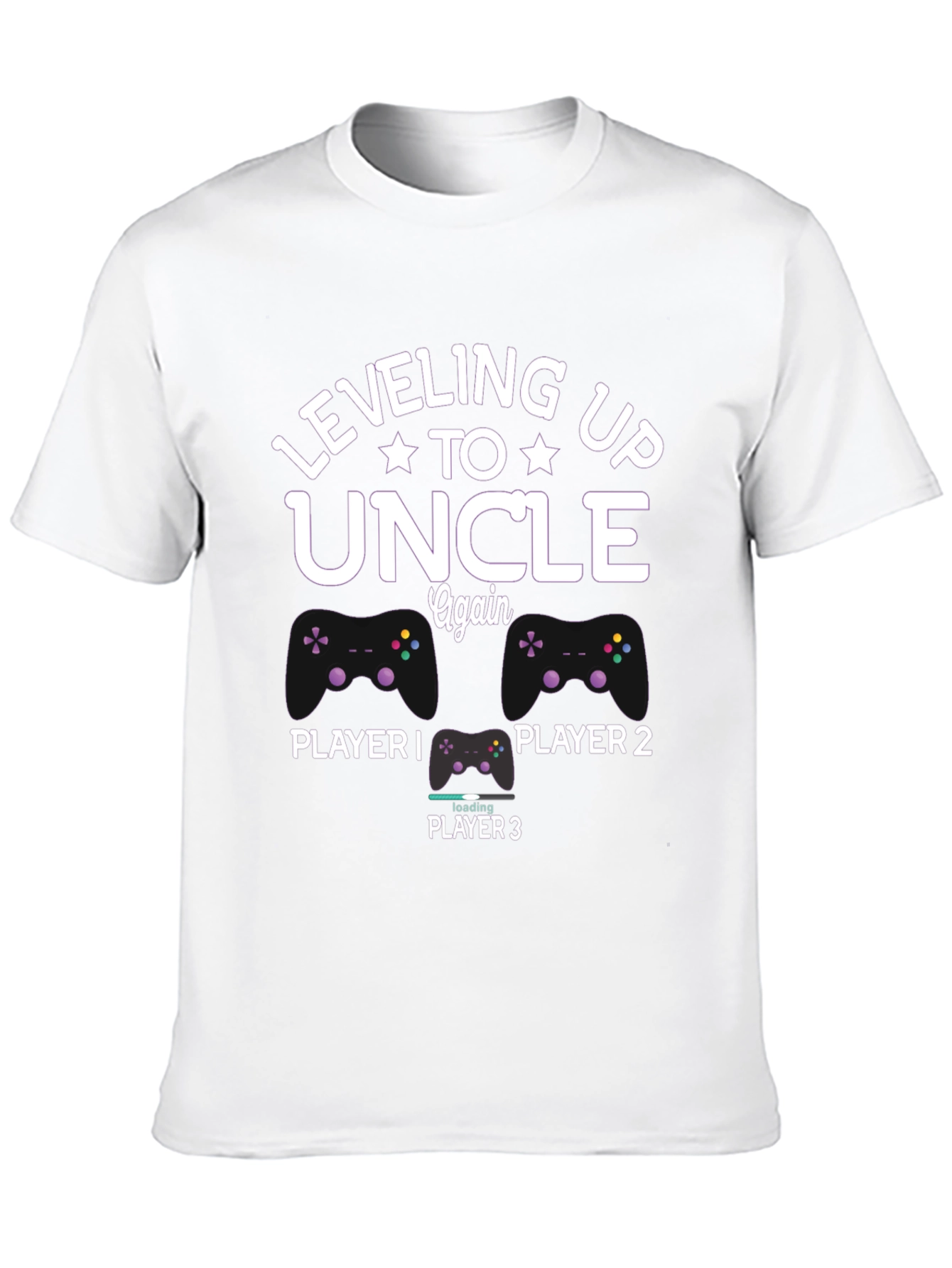 Leveling Up to Uncle Again Gaming T-Shirt
