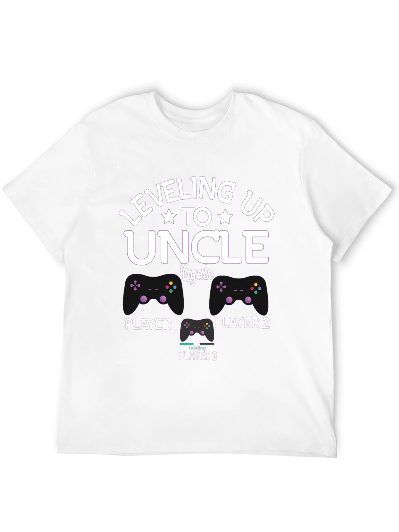 Leveling Up to Uncle Again Gaming T-Shirt
