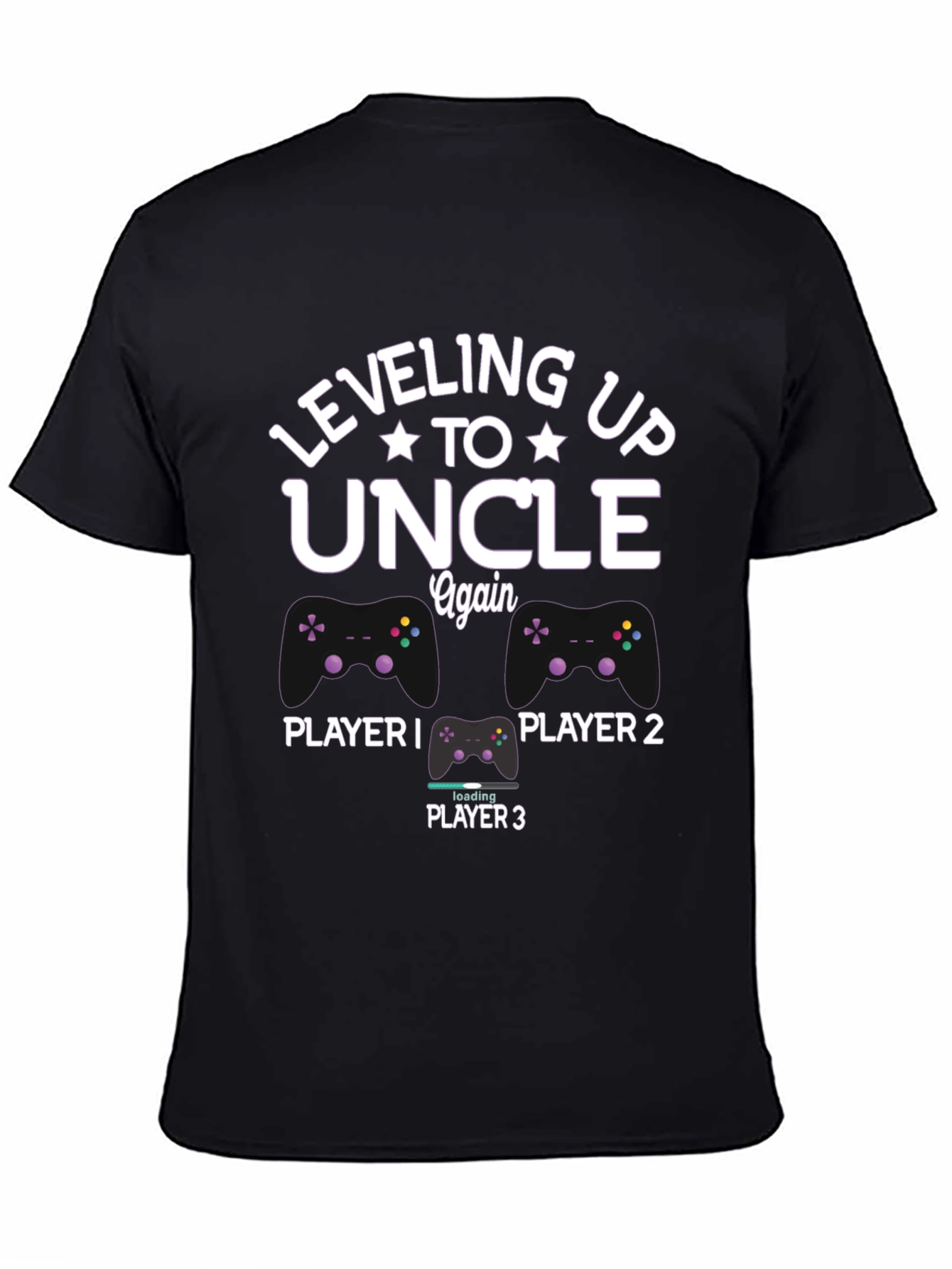 Leveling Up to Uncle Again Gaming T-Shirt