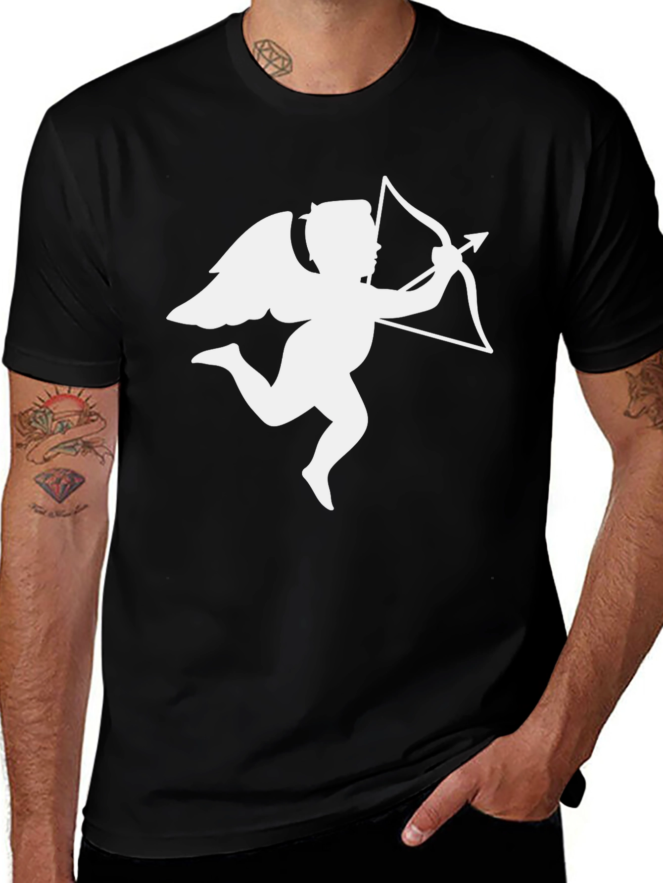 Cupid Graphic Tee - Archery Angel T-Shirt