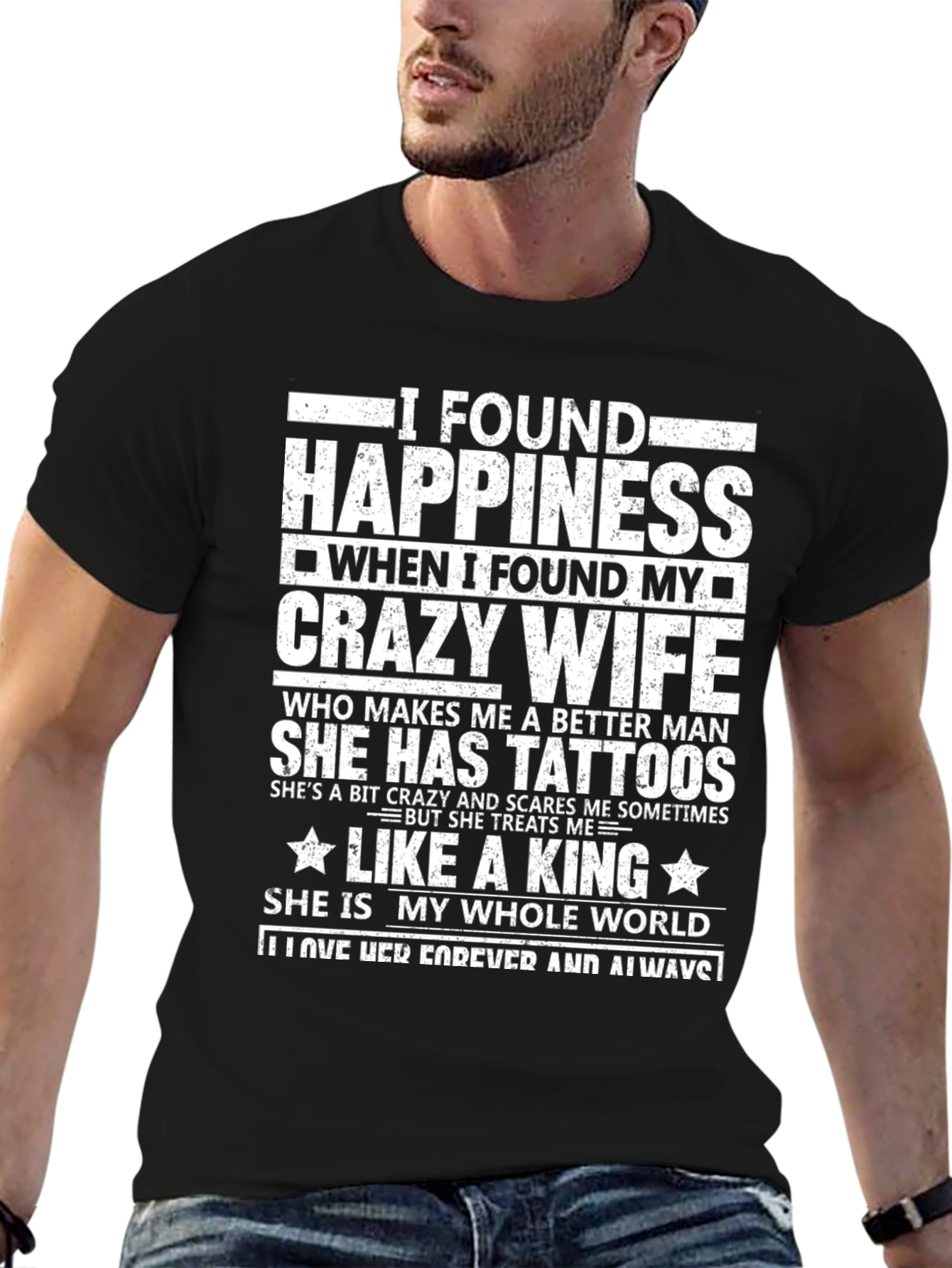 Husbands Crazy Wife T-Shirt