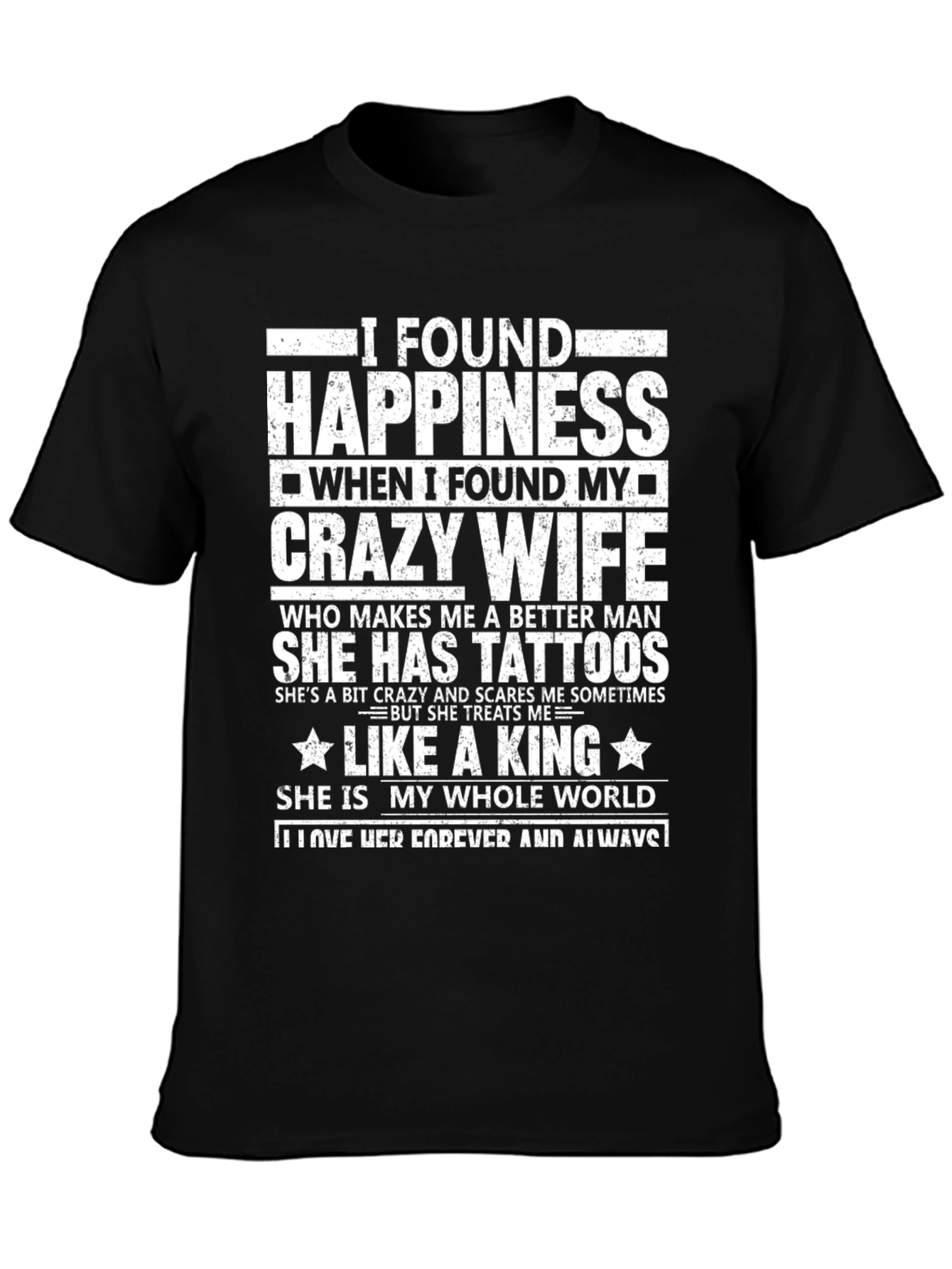 Husbands Crazy Wife T-Shirt
