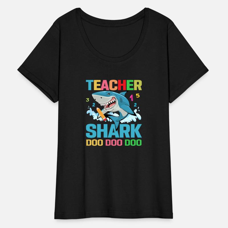 Teacher Shark Doo Doo Doo - Funny Teacher Design