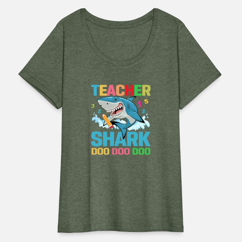Teacher Shark Doo Doo Doo - Funny Teacher Design