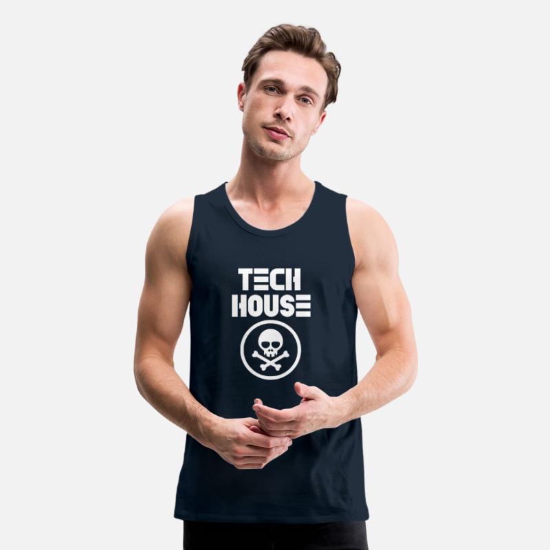 Tech house music logo