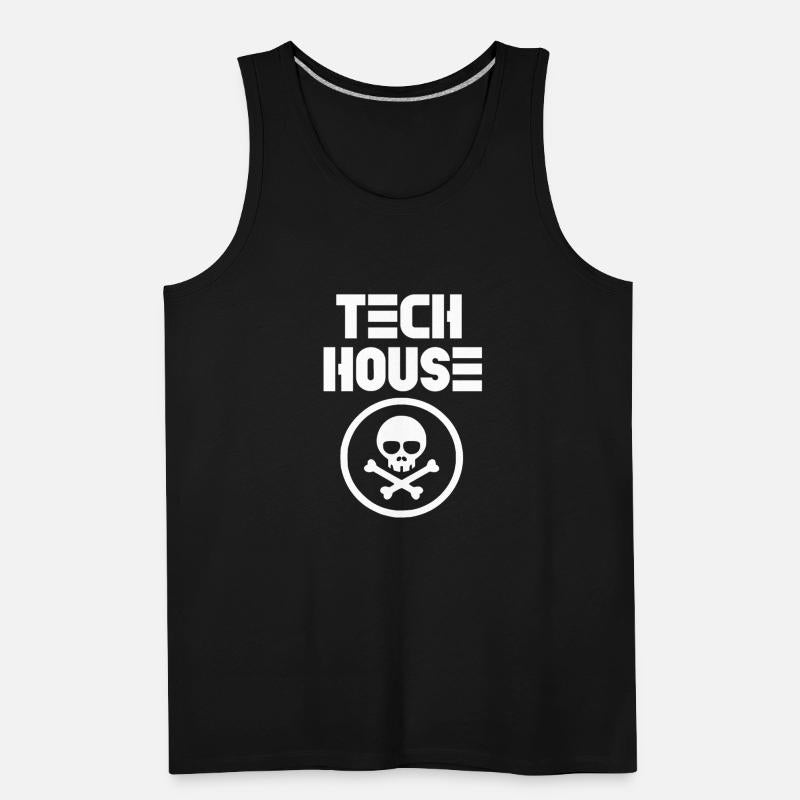 Tech house music logo