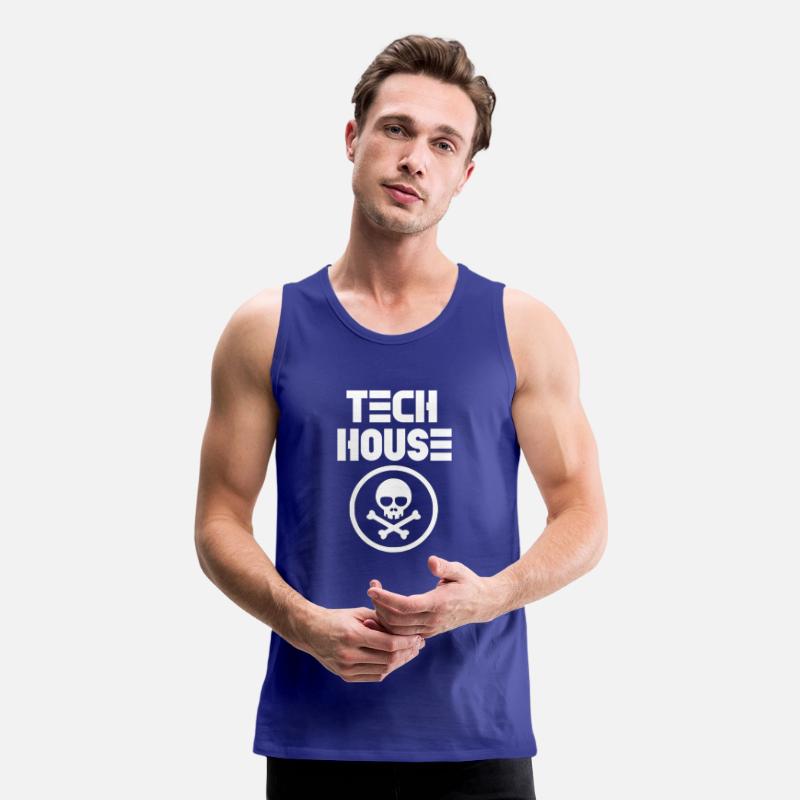 Tech house music logo
