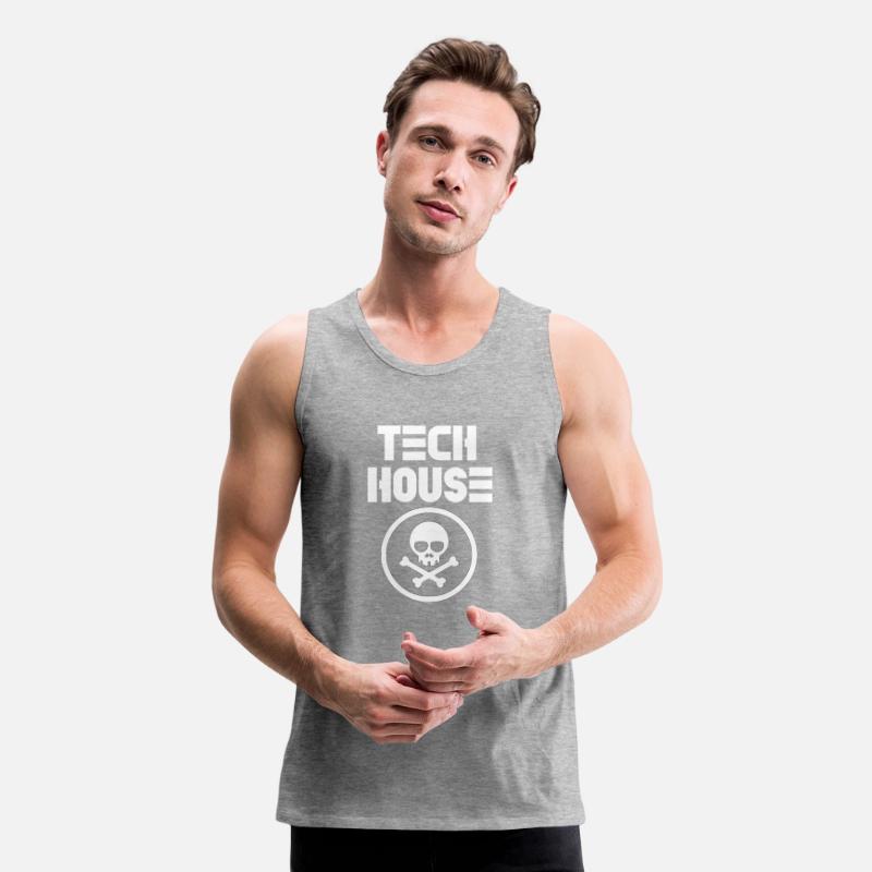 Tech house music logo