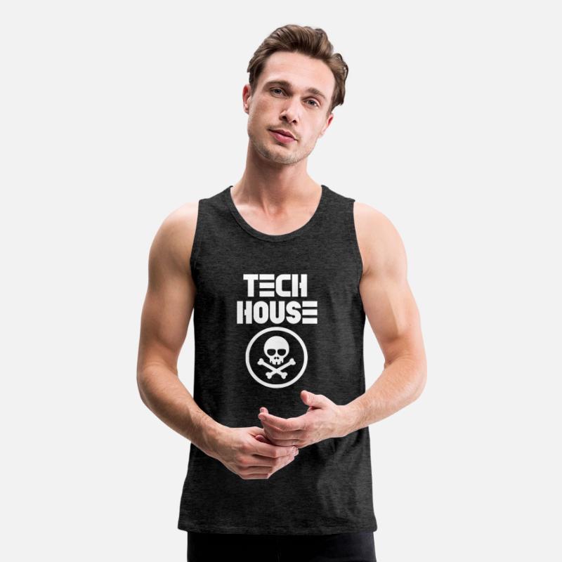 Tech house music logo