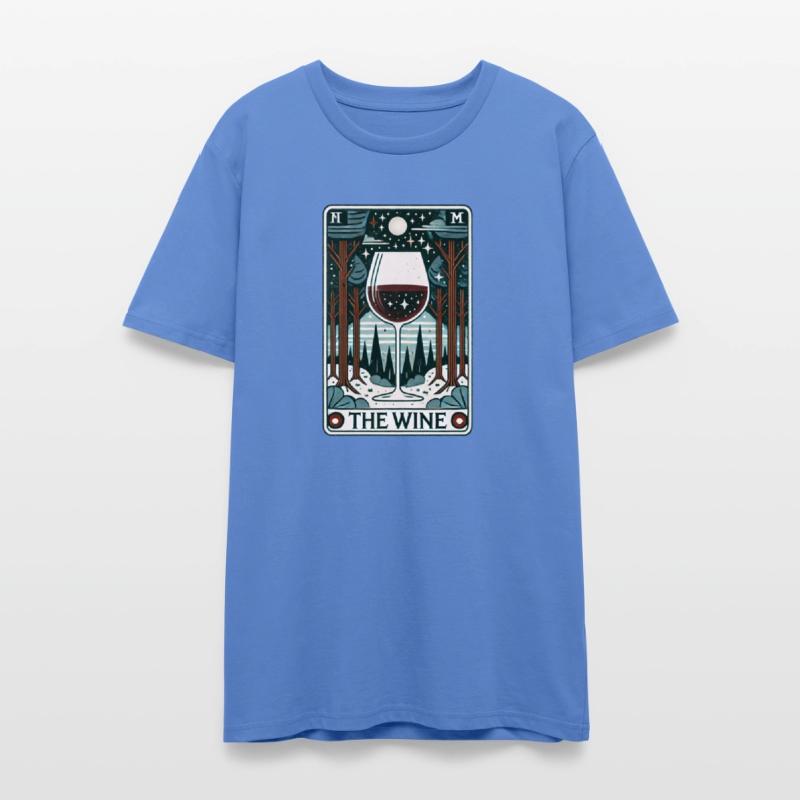 The Wine Tarot Card – Vintage Boozy Arcana Art