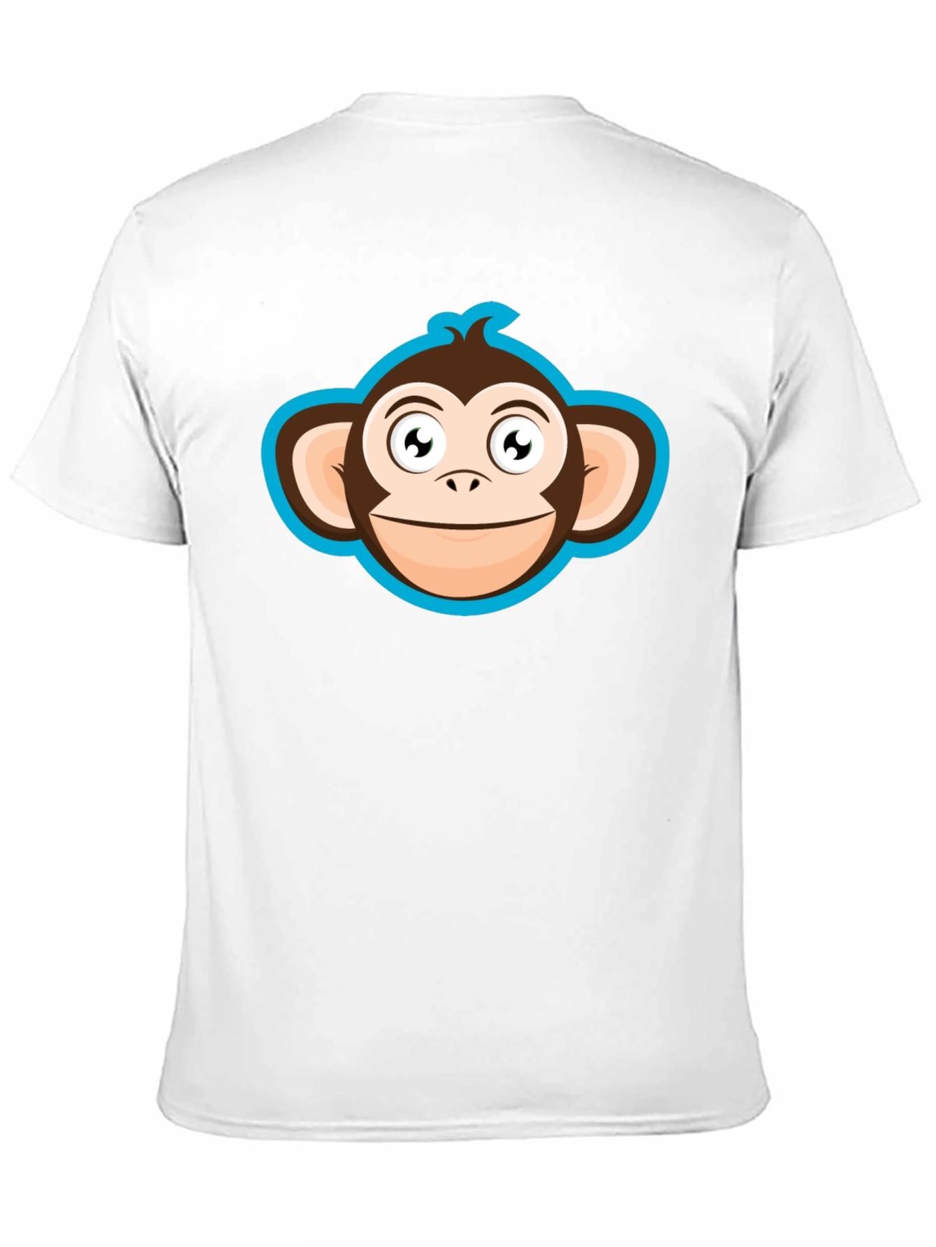 Monkey Face Black T-Shirt