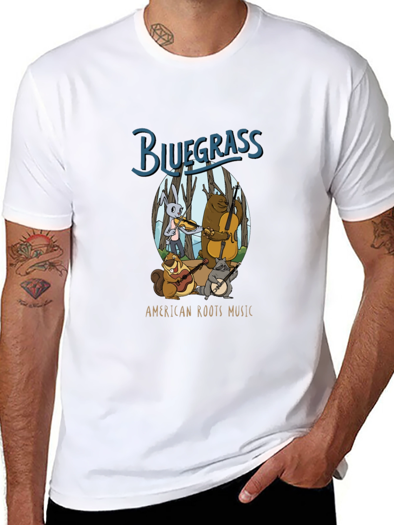Bluegrass American Roots Music T-Shirt