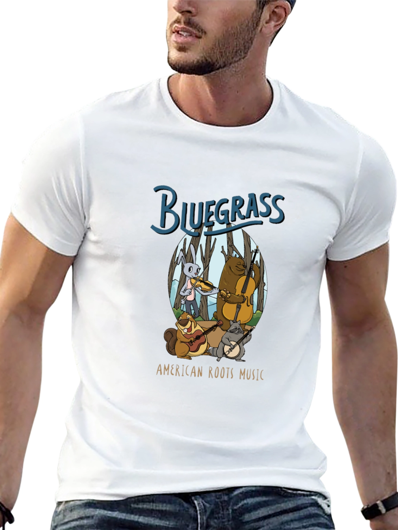 Bluegrass American Roots Music T-Shirt