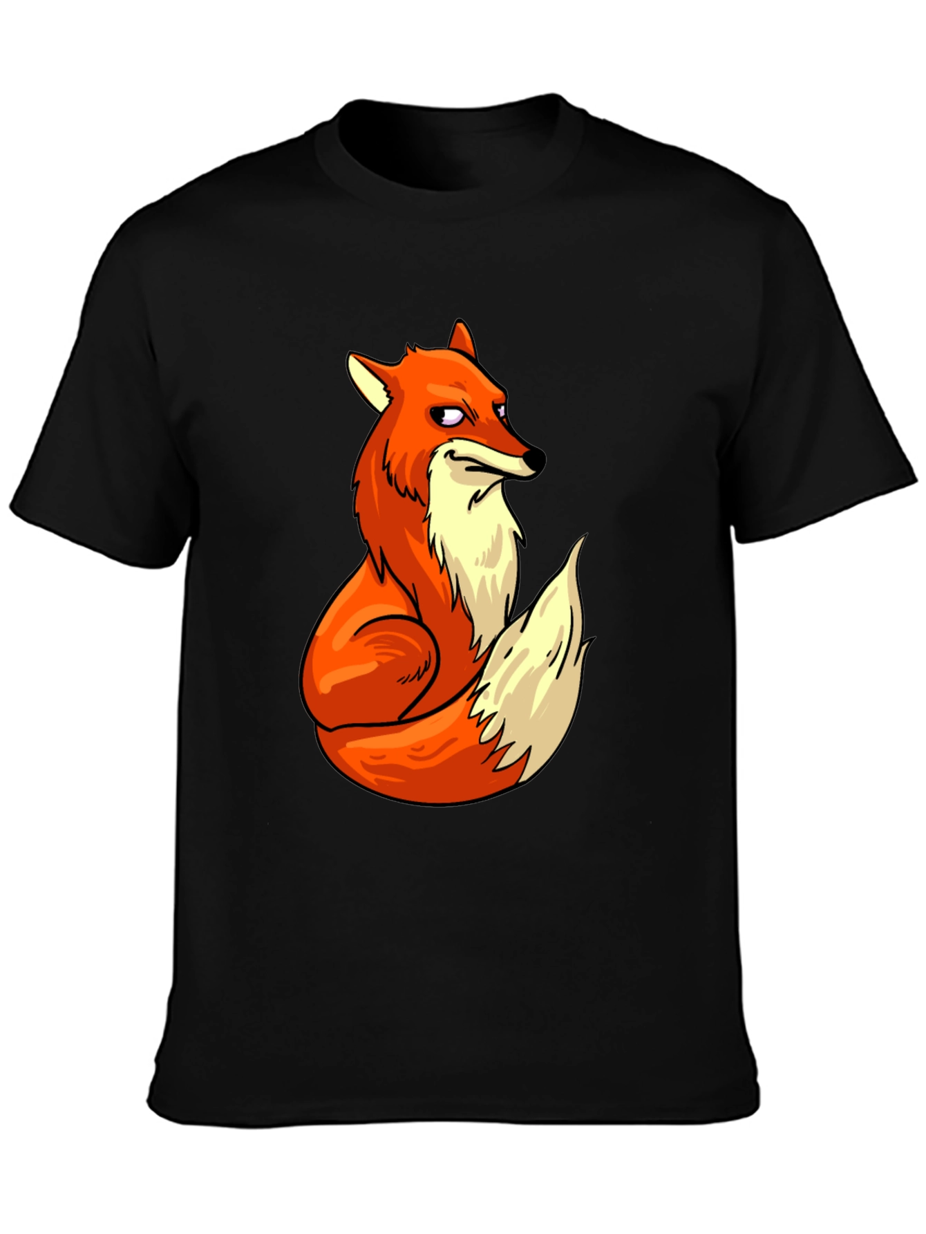 Fox Graphic T-Shirt - Cool Cartoon Design
