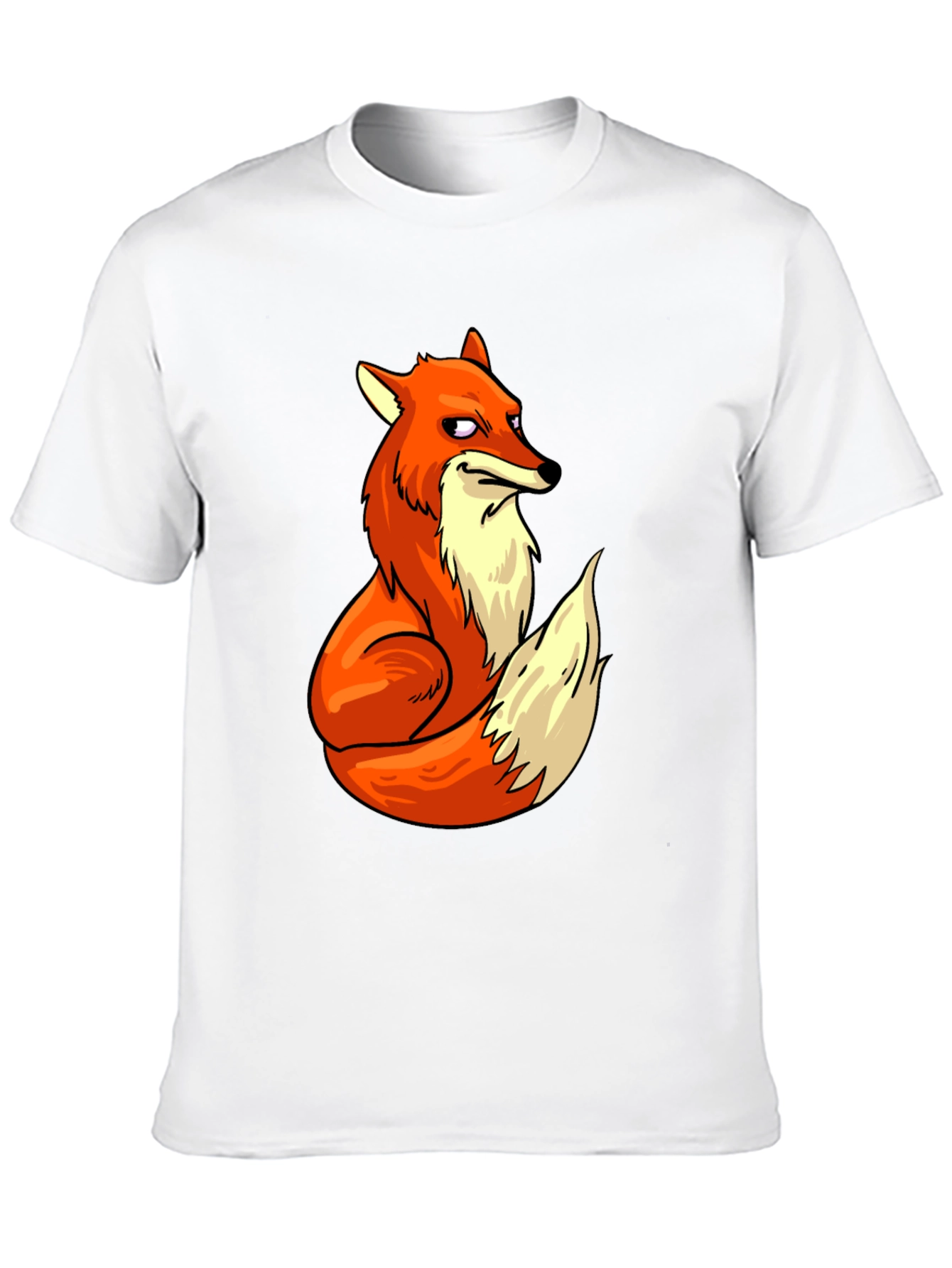Fox Graphic T-Shirt - Cool Cartoon Design
