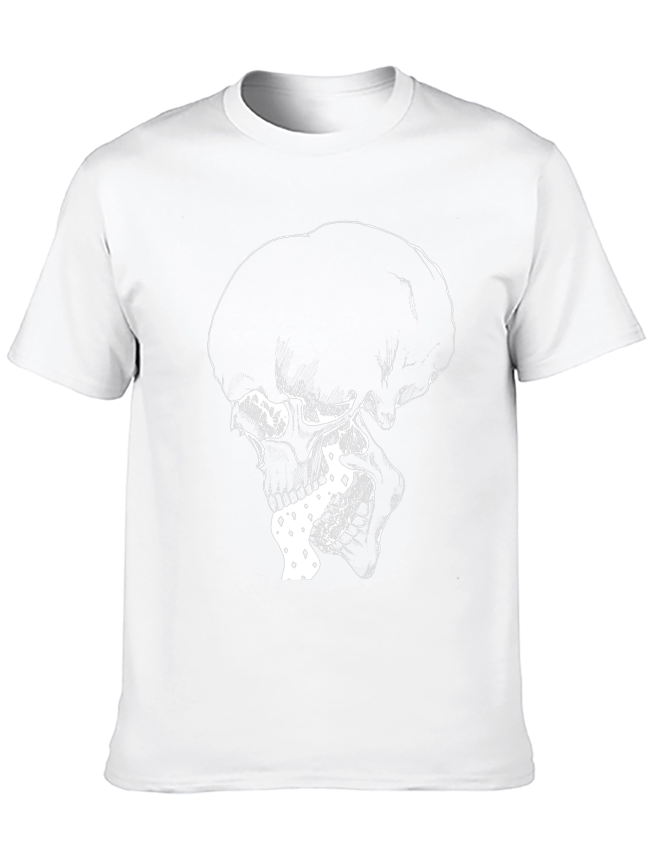 Skull Graphic Tee - Edgy Style Black T-Shirt