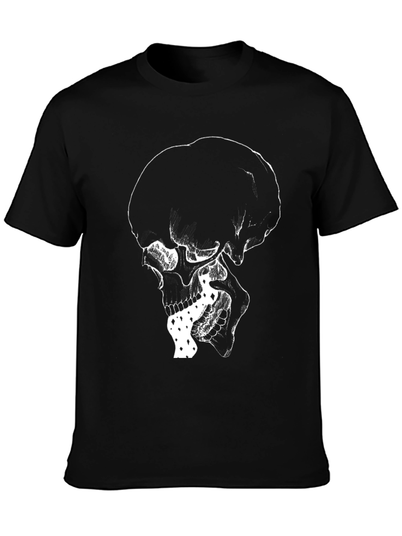 Skull Graphic Tee - Edgy Style Black T-Shirt