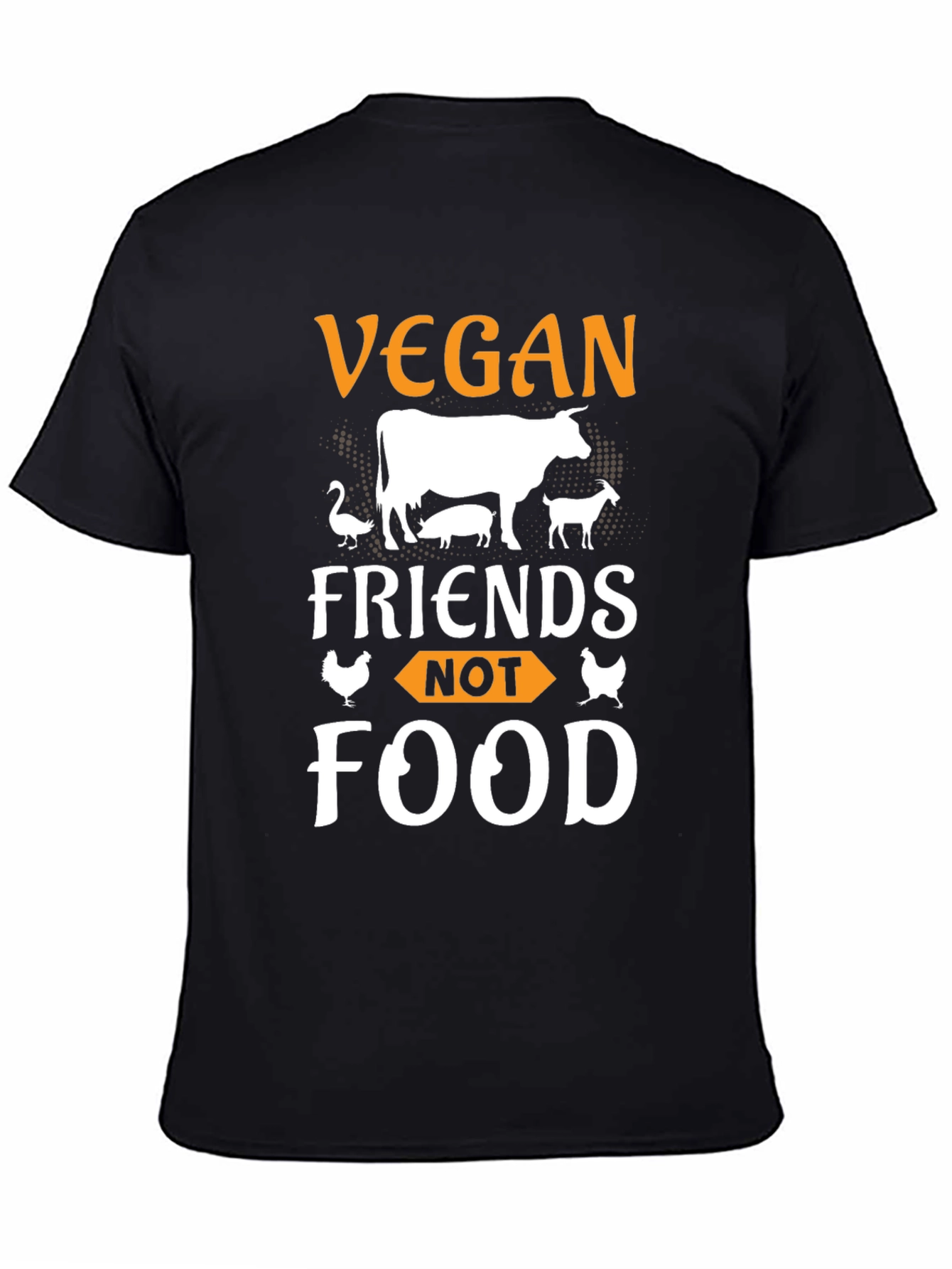 Vegan Friends Not Food Graphic Tee