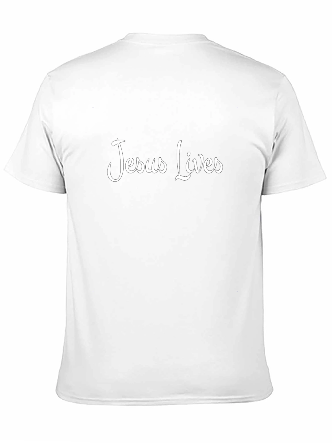 Jesus Lives Black Crew Neck T-Shirt
