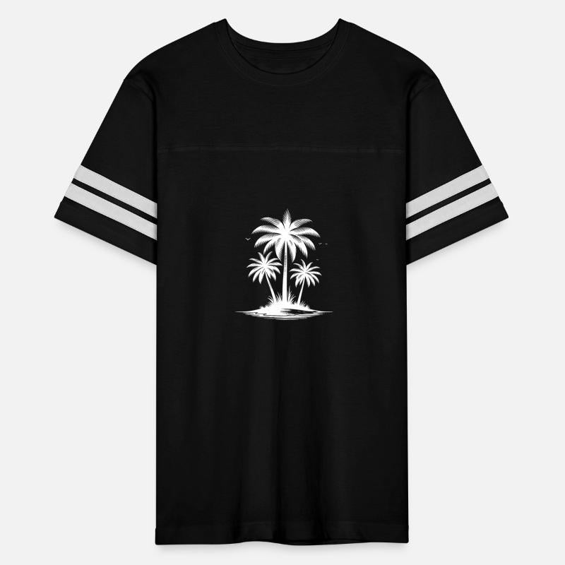 Tropical Beach With Palm Trees