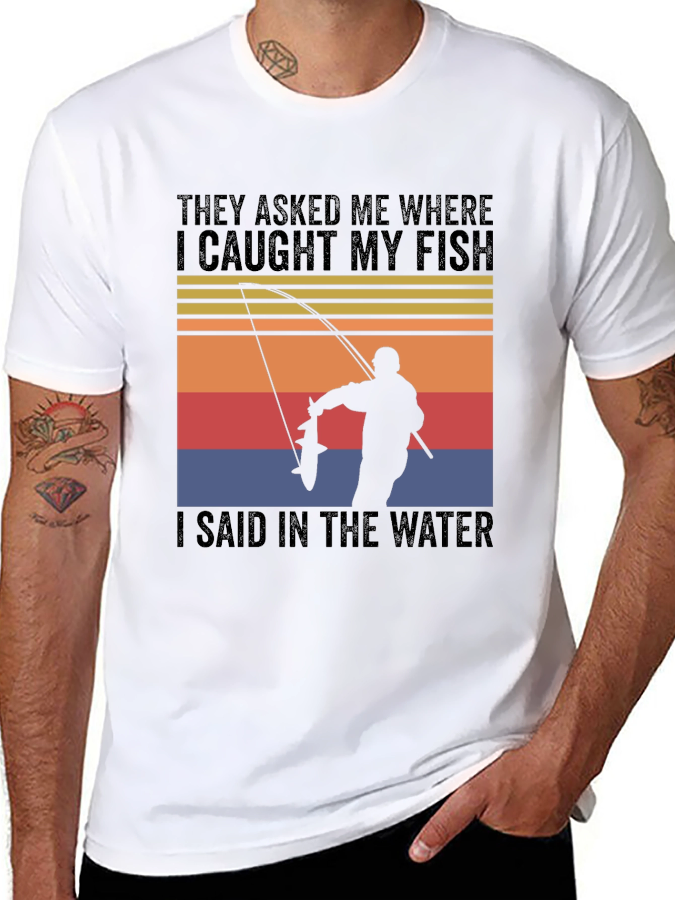 Fishing T-Shirt - Caught My Fish