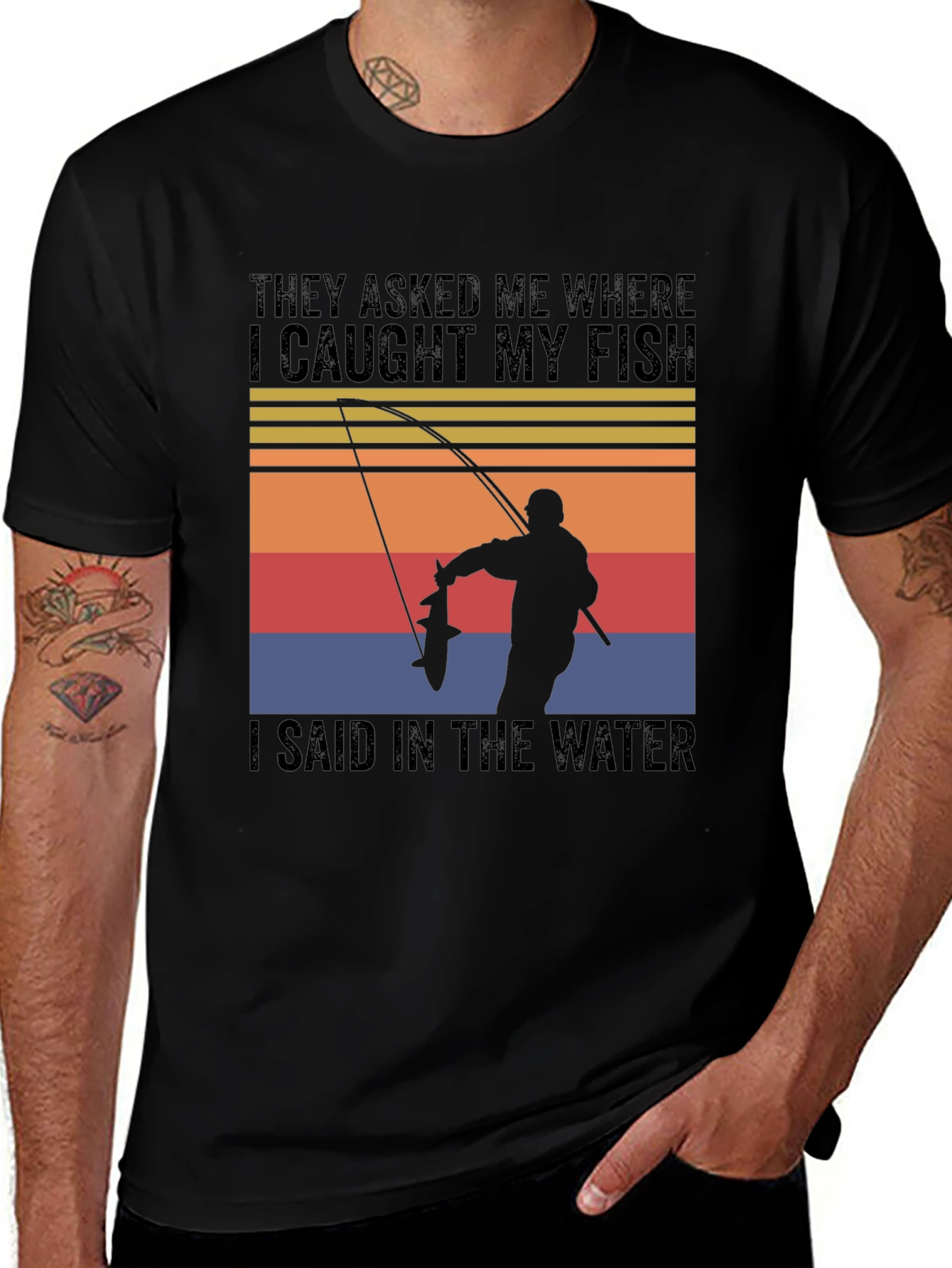 Fishing T-Shirt - Caught My Fish