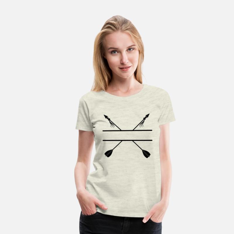 Two crossed arrows