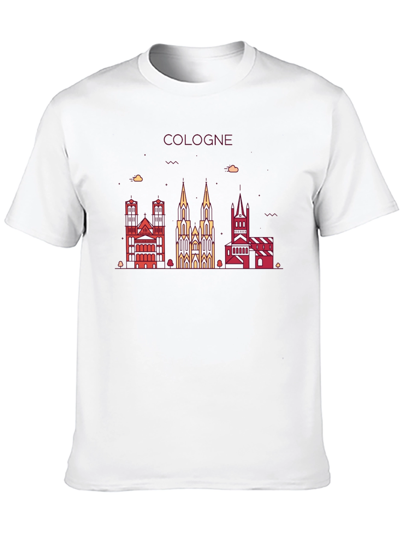 Cologne Skyline Black T-Shirt