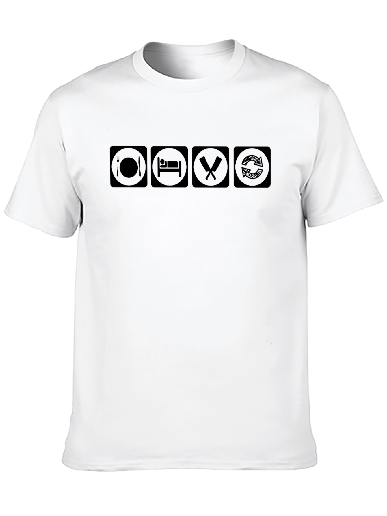 Eat Sleep Code Repeat Black T-Shirt
