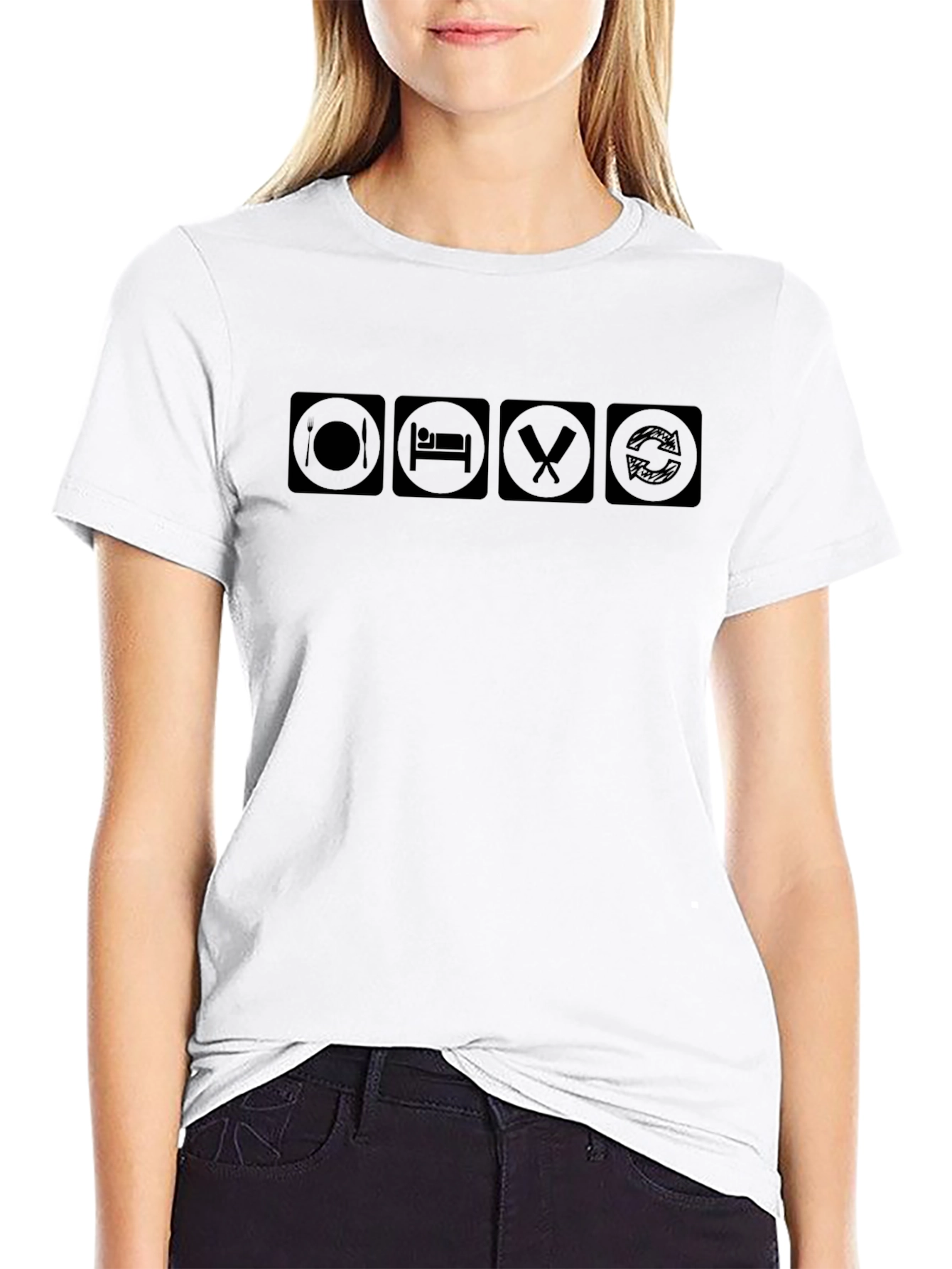 Eat Sleep Code Repeat Black T-Shirt
