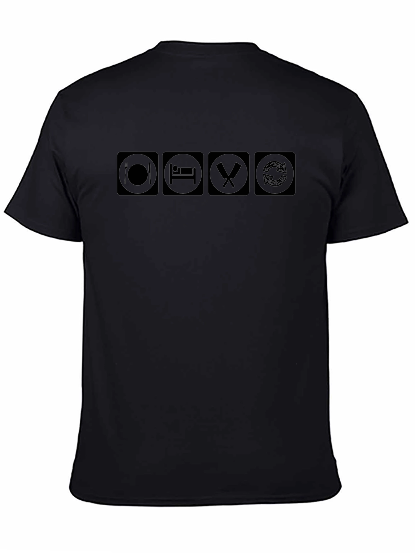 Eat Sleep Code Repeat Black T-Shirt