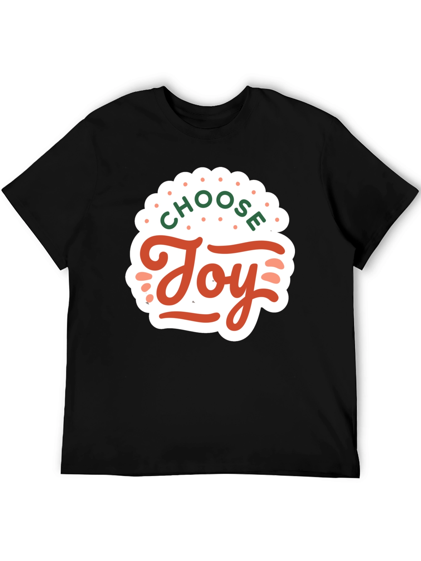 Choose Joy Graphic Tee - Black Short Sleeve