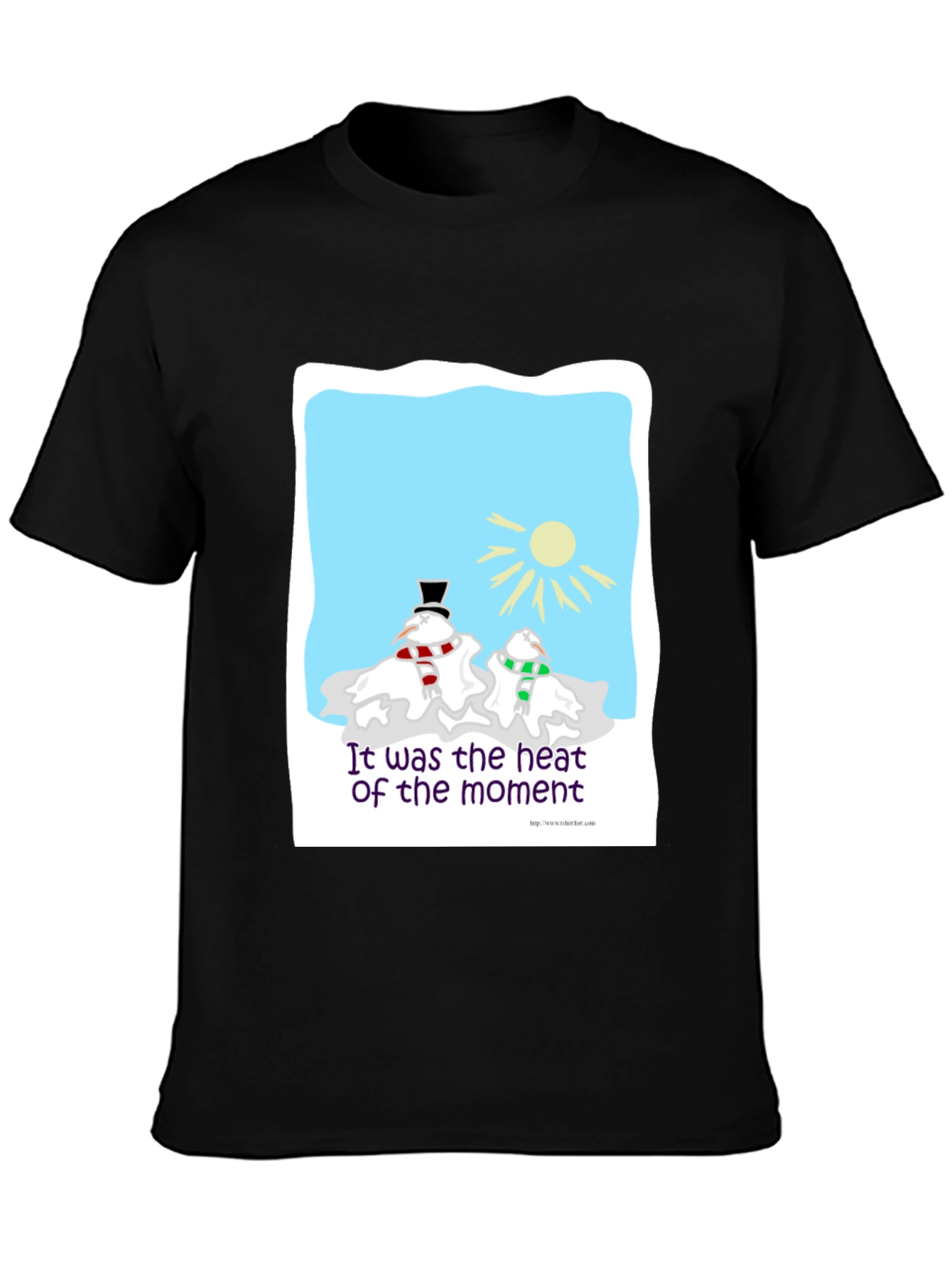 Humorous Melting Snowman T-Shirt