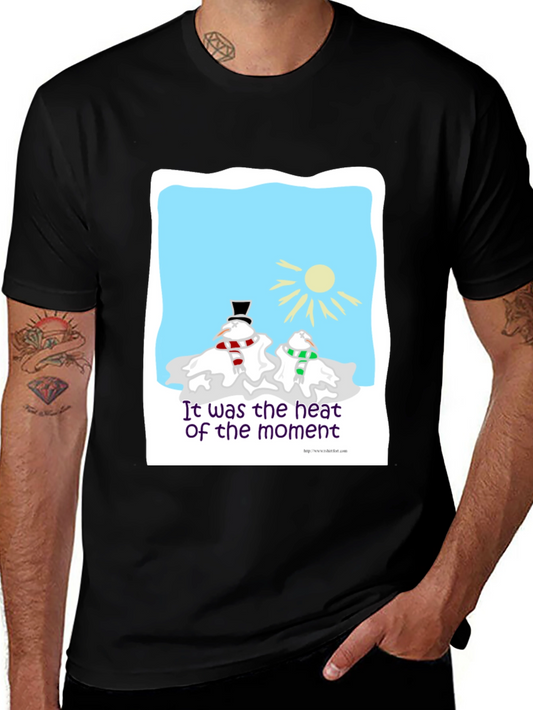 Humorous Melting Snowman T-Shirt