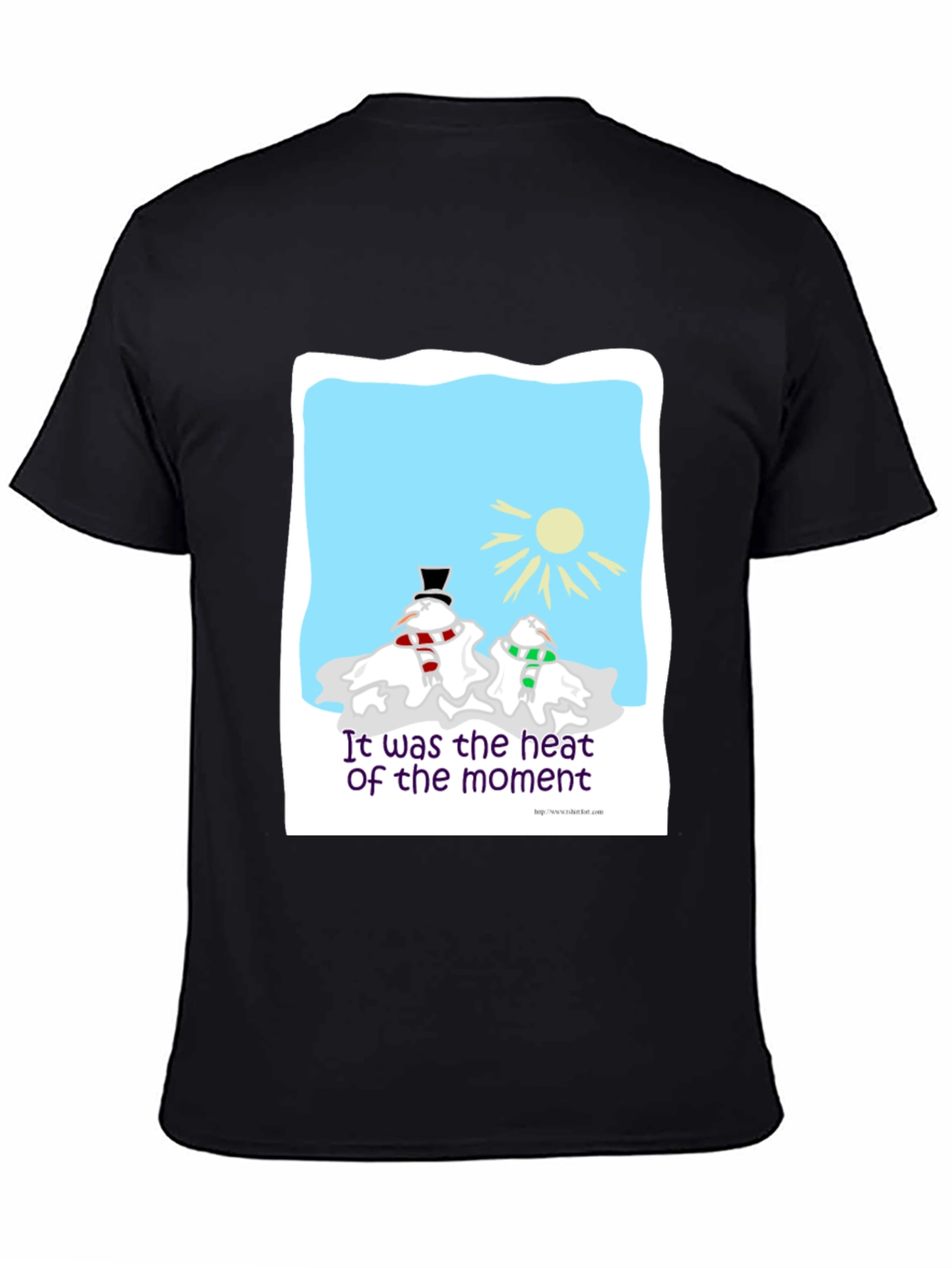 Humorous Melting Snowman T-Shirt