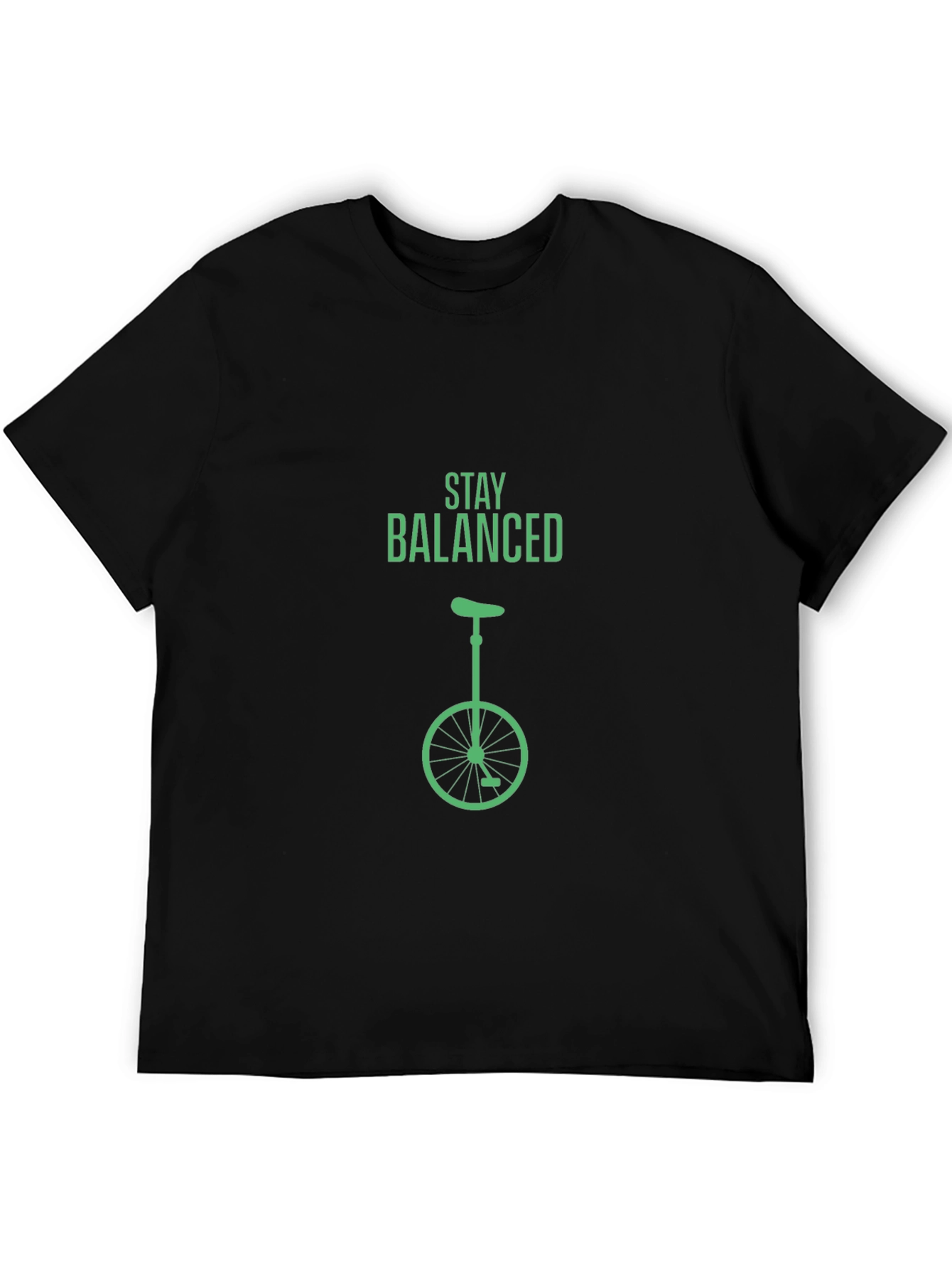 Stay Balanced Unicycle Graphic Tee