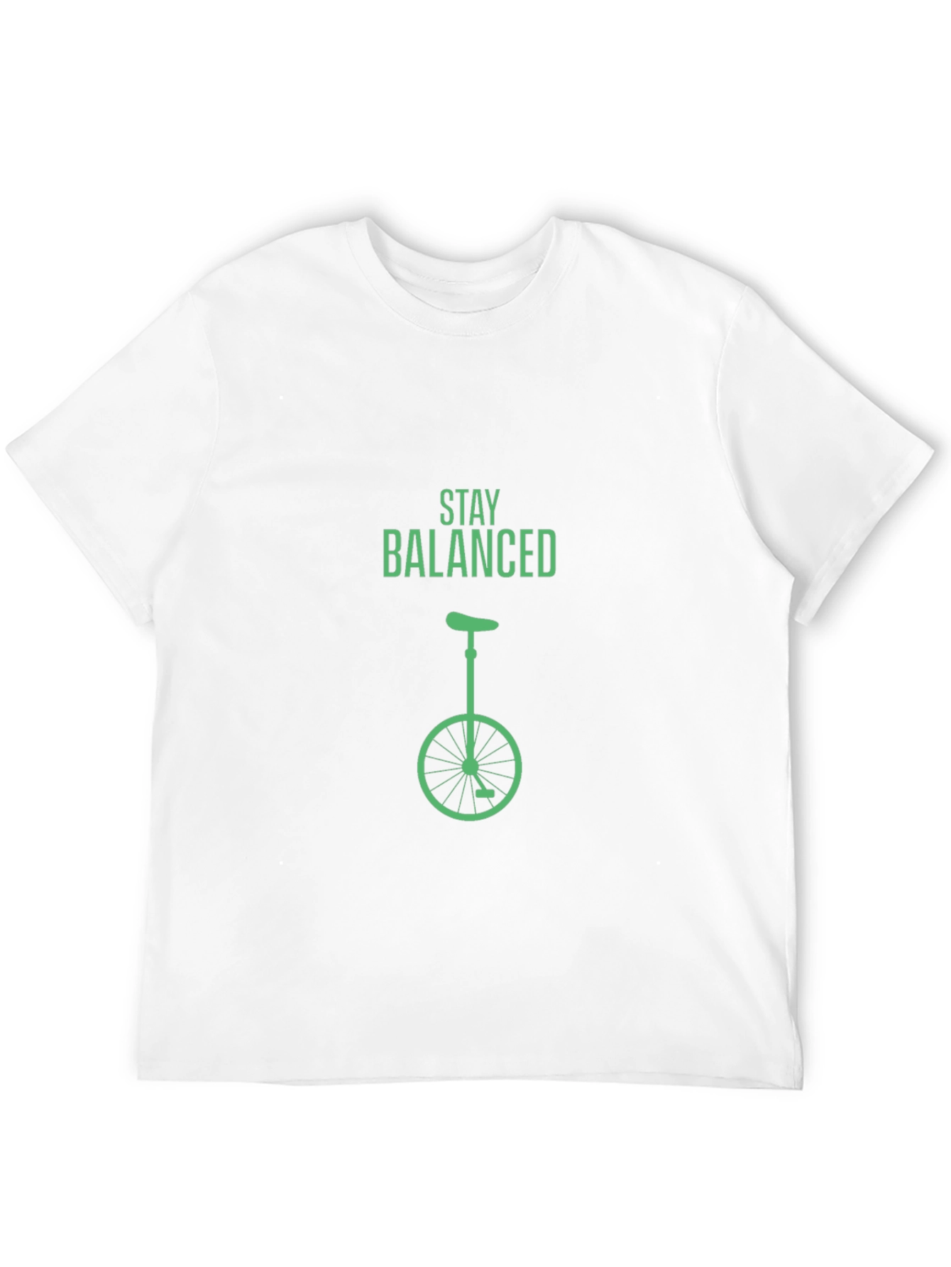 Stay Balanced Unicycle Graphic Tee