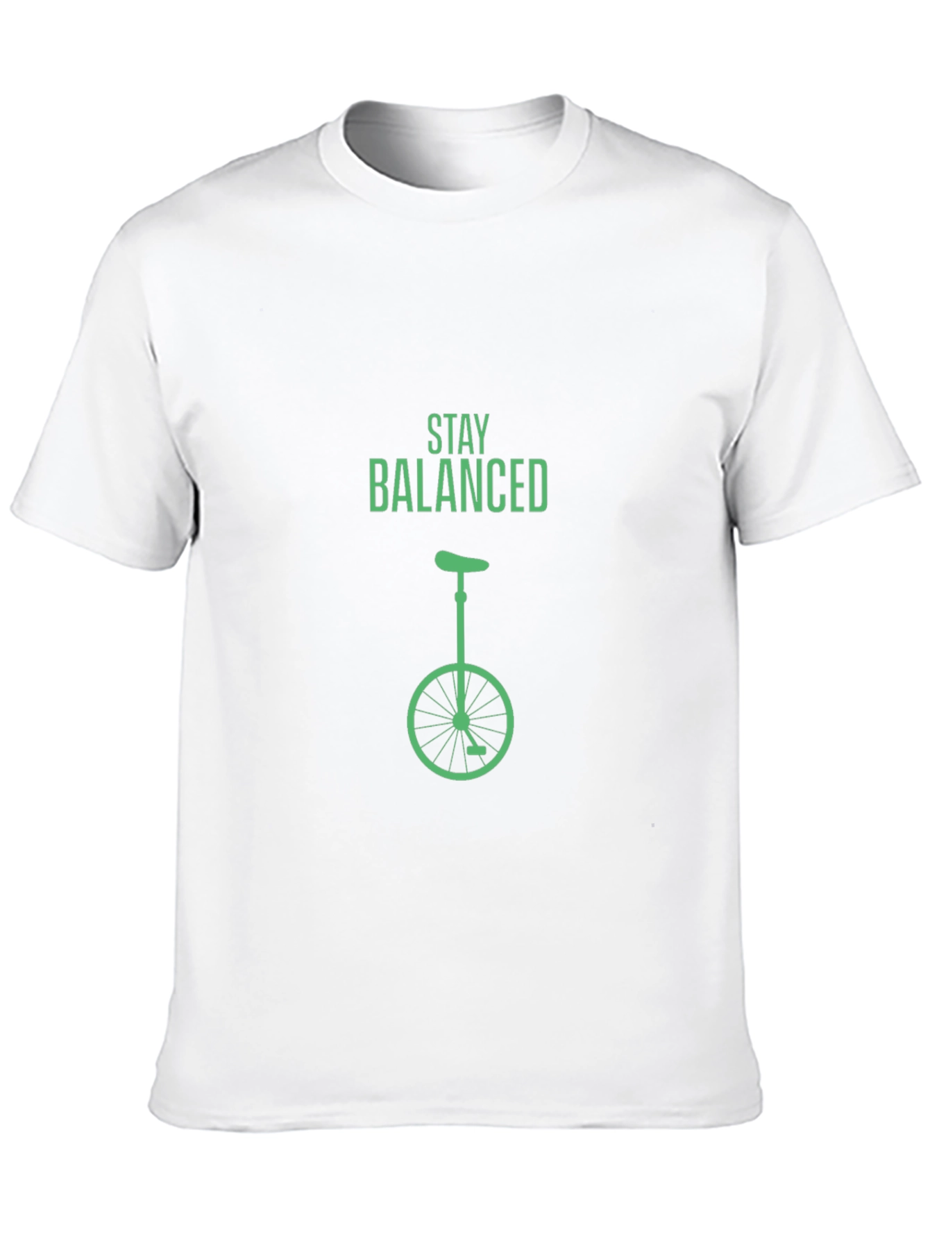 Stay Balanced Unicycle Graphic Tee