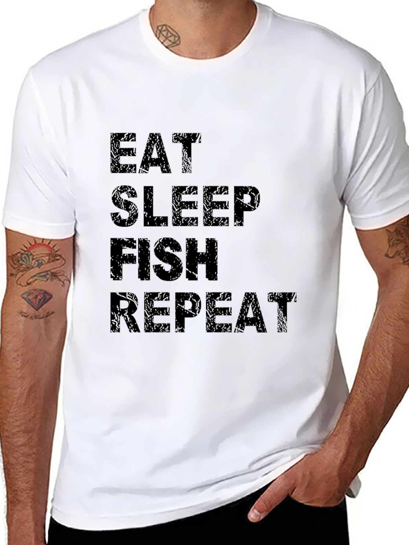 Eat Sleep Fish Repeat T-Shirt
