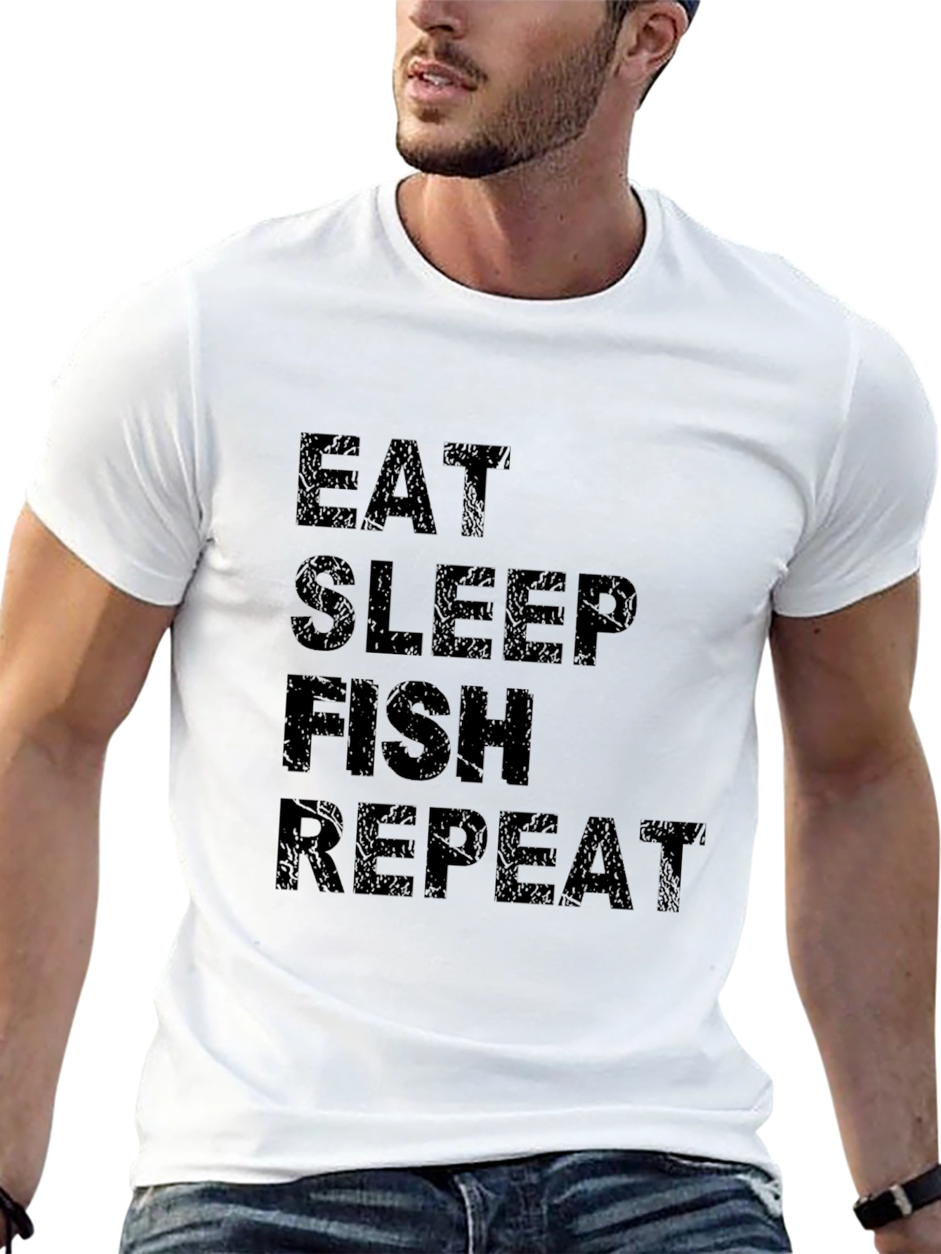Eat Sleep Fish Repeat T-Shirt
