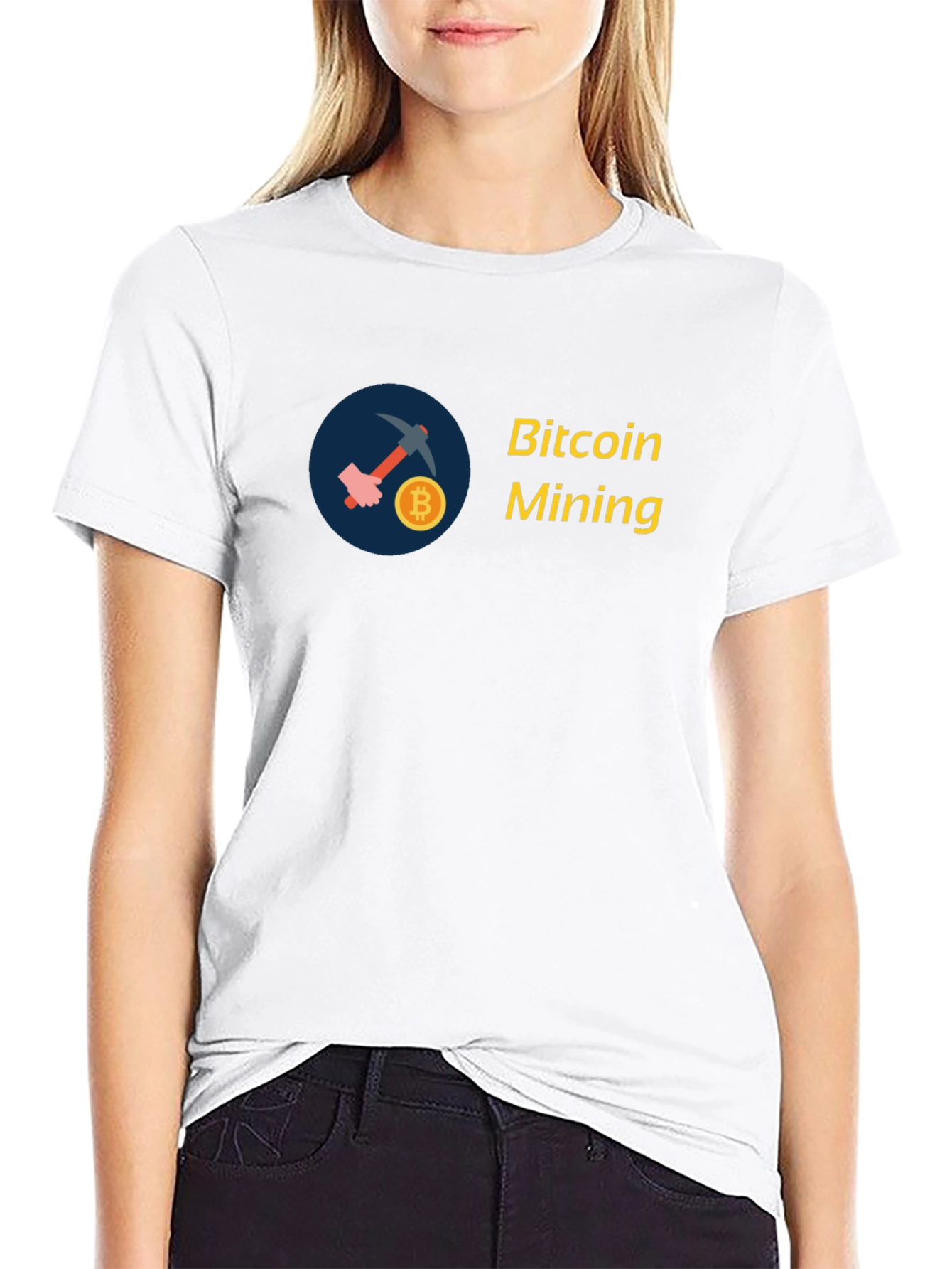 Bitcoin Mining T-Shirt - Crypto Design