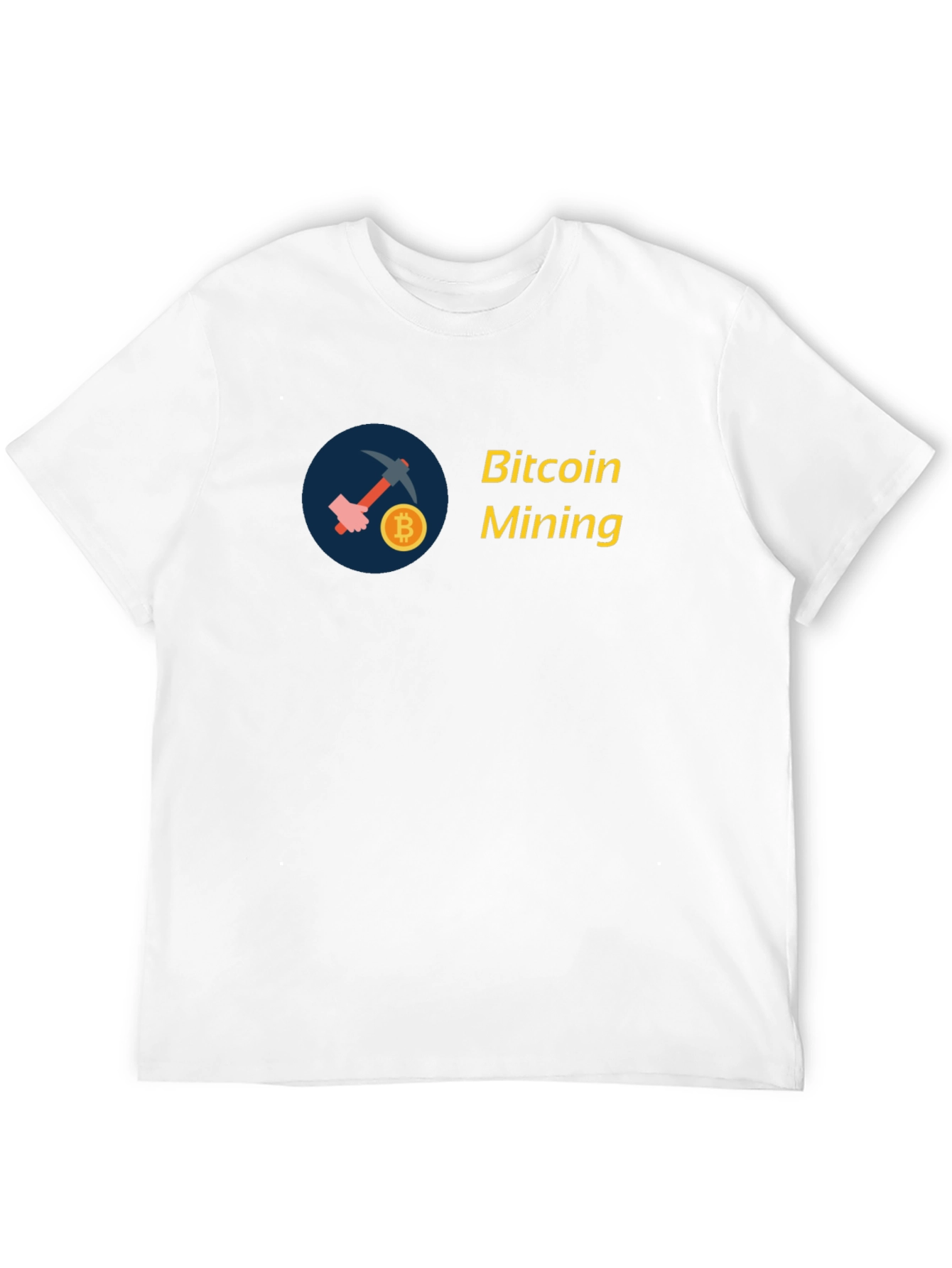 Bitcoin Mining T-Shirt - Crypto Design