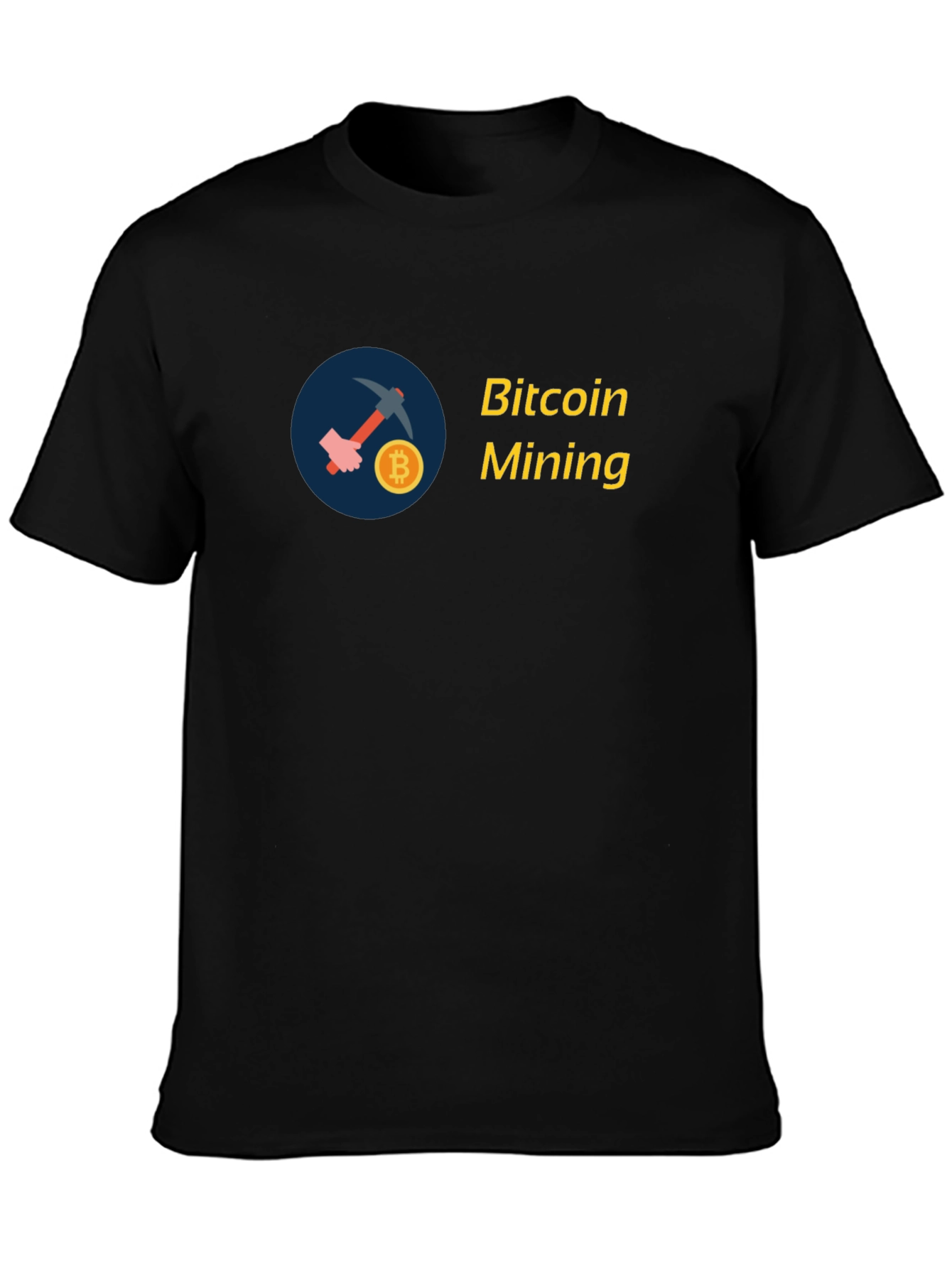 Bitcoin Mining T-Shirt - Crypto Design