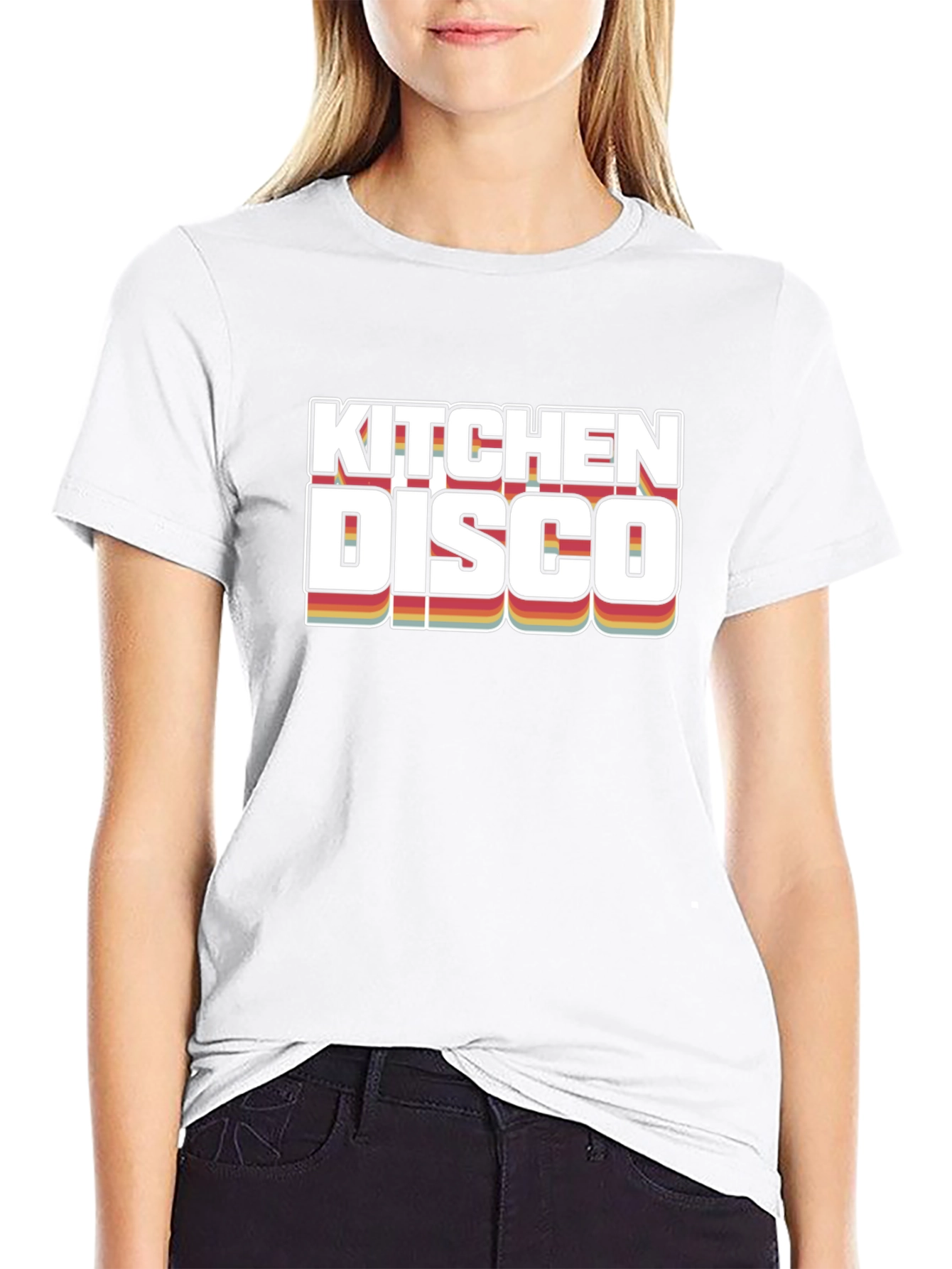 Kitchen Disco Graphic Tee - Retro Style T-Shirt