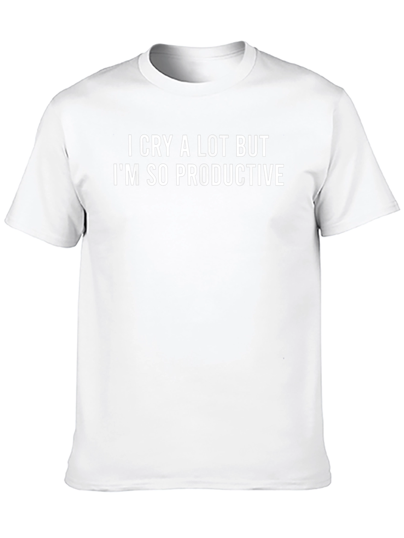 Cry a Lot But Productive Graphic Tee