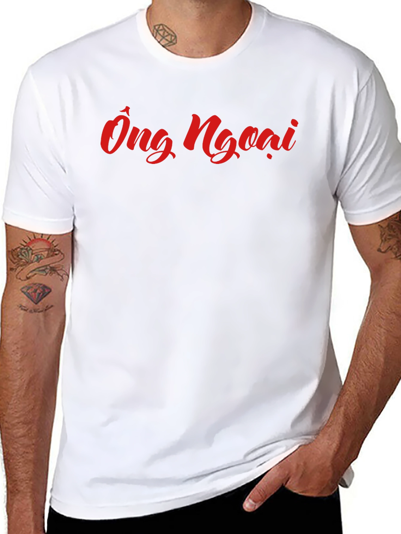 Ông Ngoại Graphic T-Shirt - Vietnamese Grandfather Tee