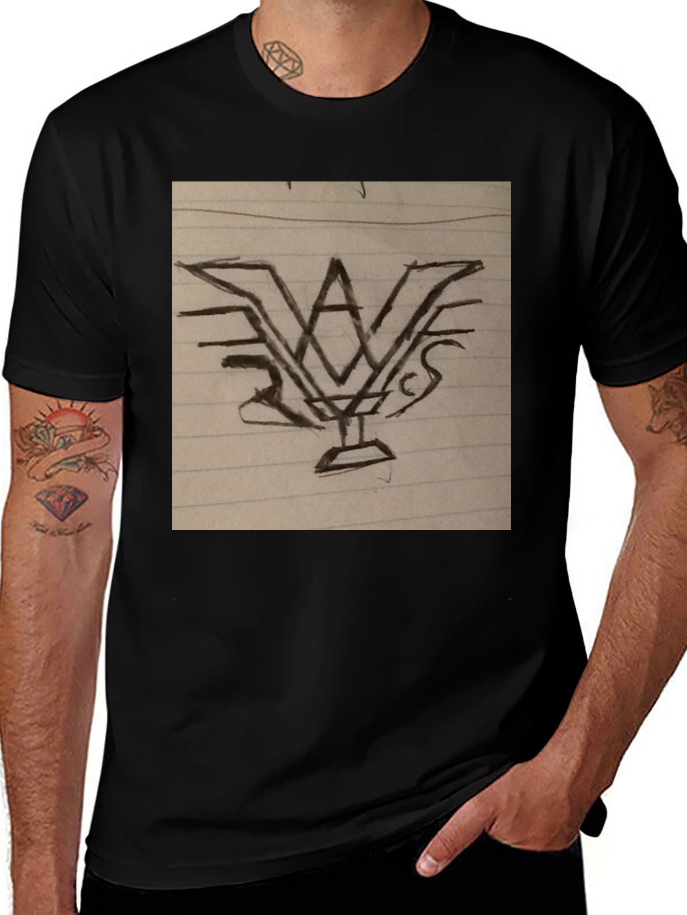 Abstract Graphic Print T-Shirt