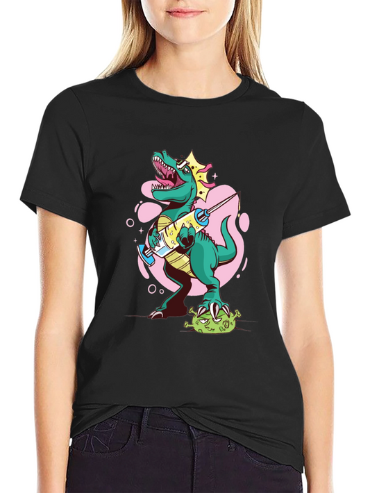 Dino Vaccine T-Shirt - Cure the Virus!